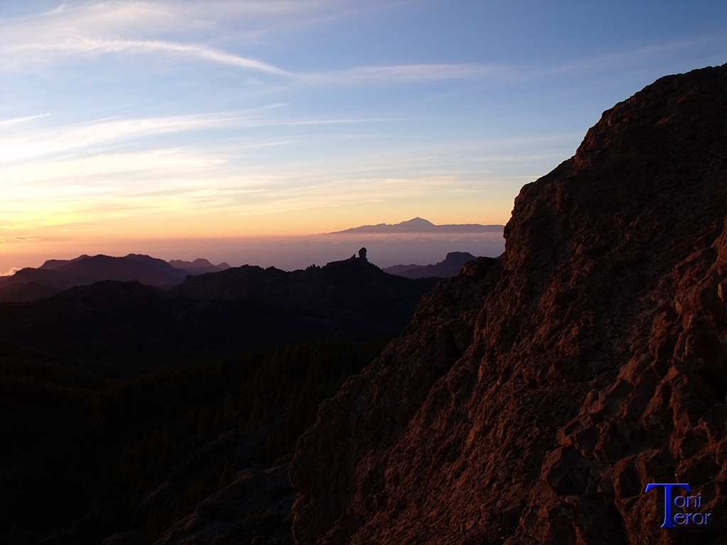 El Roque Nublo y El Teide 2