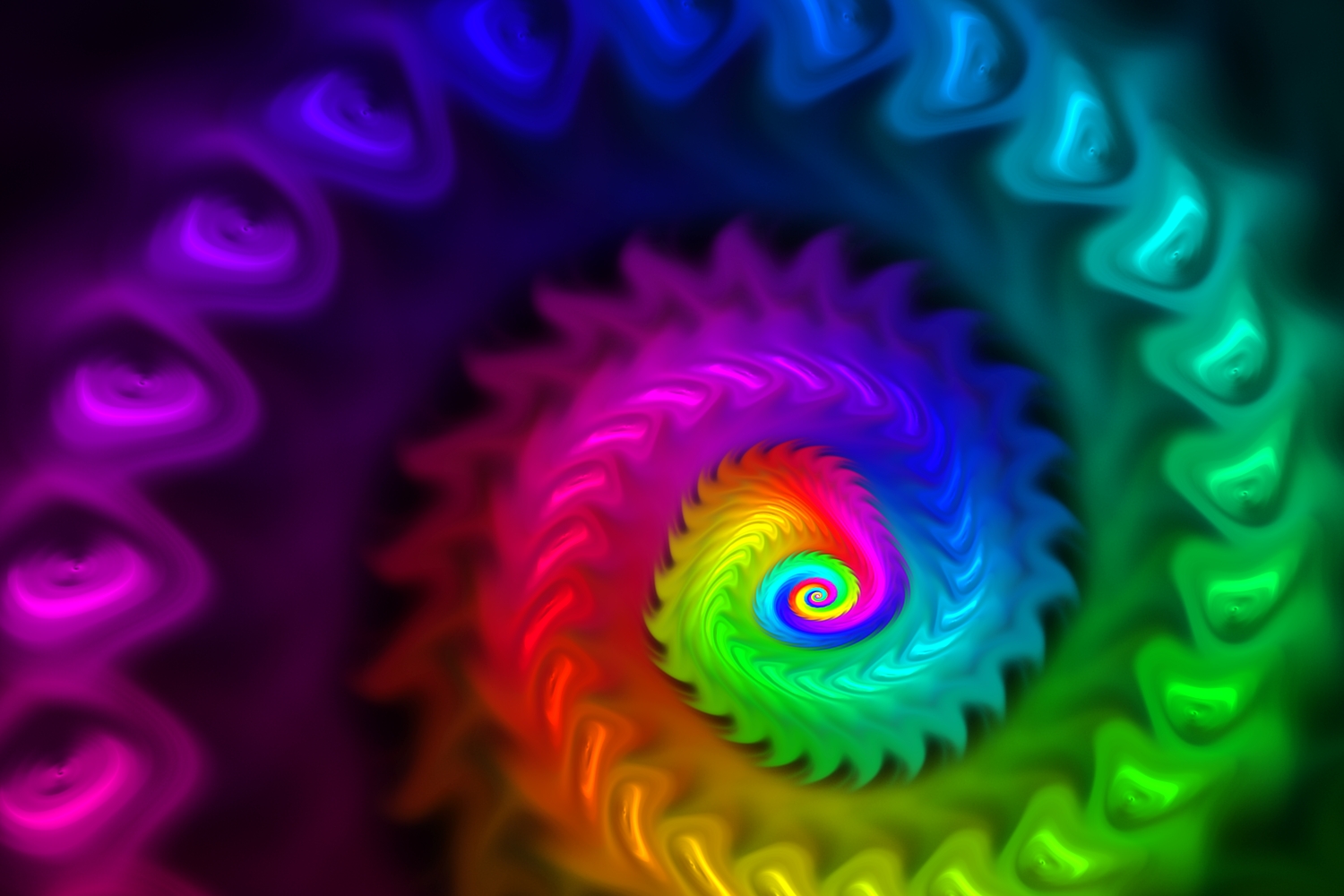 Rainbow Challenge Spiral 1