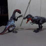 Jurassic World Tarbosaurus vs Therizinosaurus 3