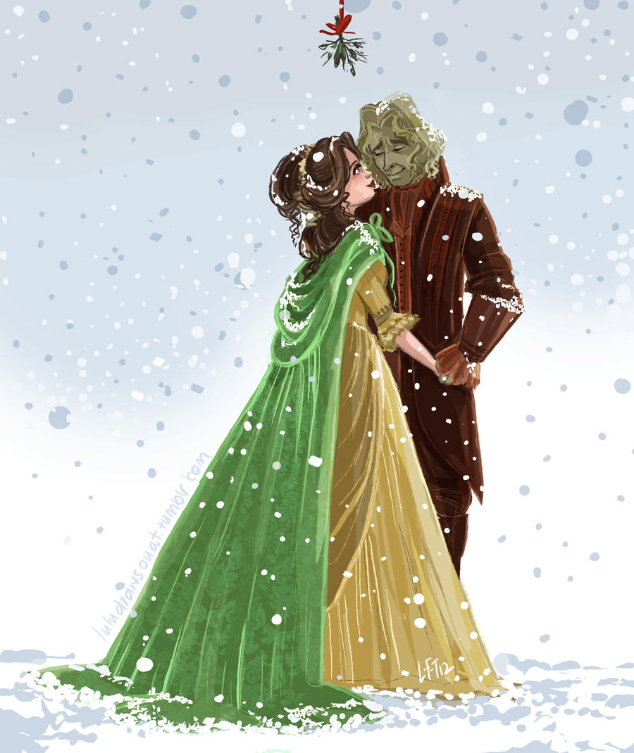 Under the mistletoe