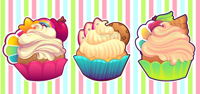 Cupcake Trio