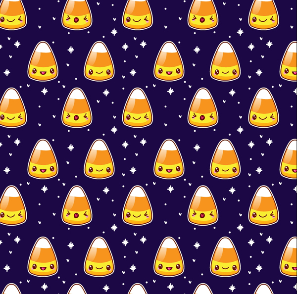 Tutorial: Candy Corn Pattern Vector