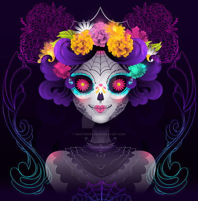 Neon Calavera