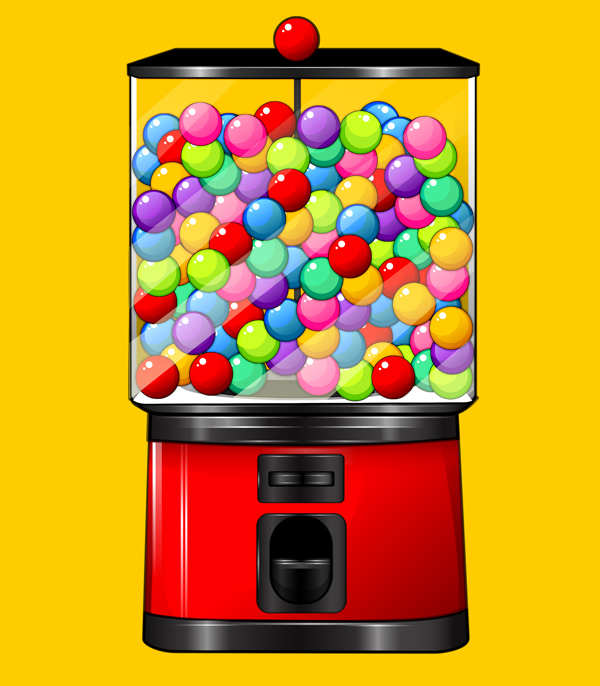 Tutorial: Gumball Machine Vector