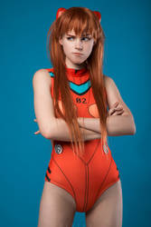 Asuka Langley in swimsuit