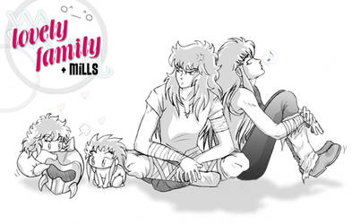 LovelyFamily - Milo x Camus 2 by aibunny