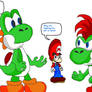 Yoshi vs Kid Yoshi