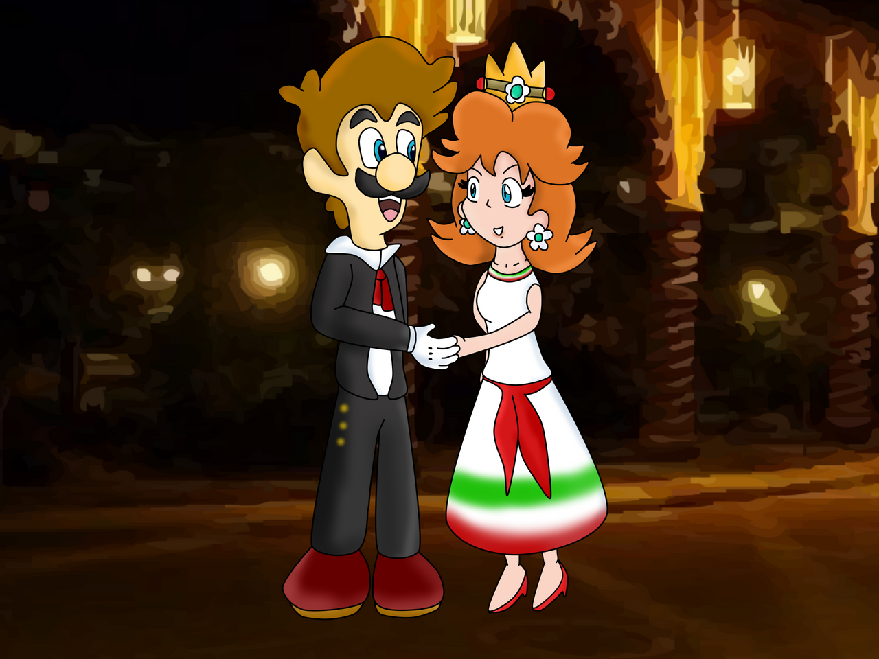 Luigi and Daisy Mexican Date Night