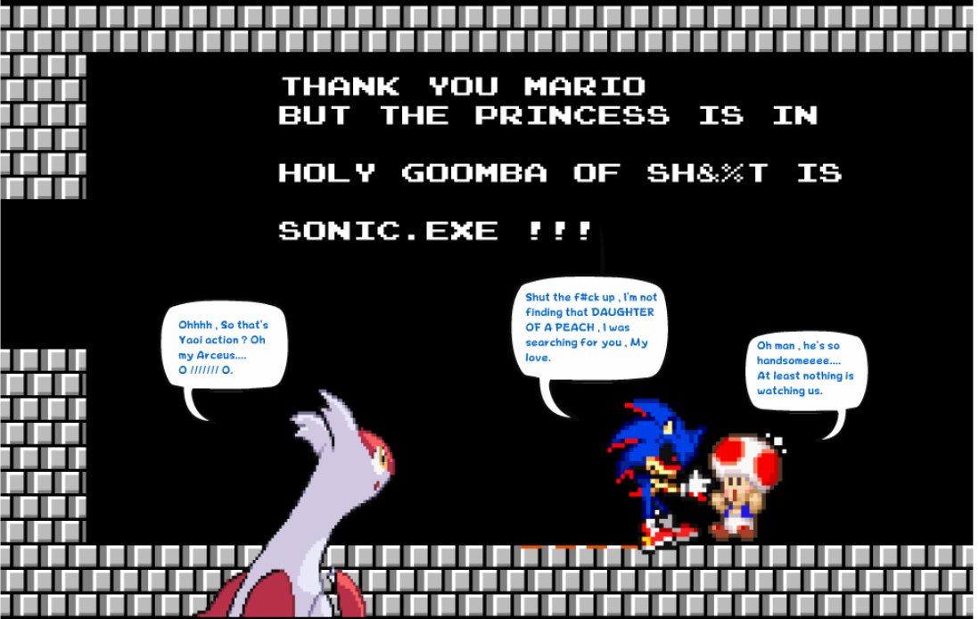 Sonic.exe and Toad little secret ?