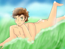 BG -Antonio Fernandez Carriedo on the grass -