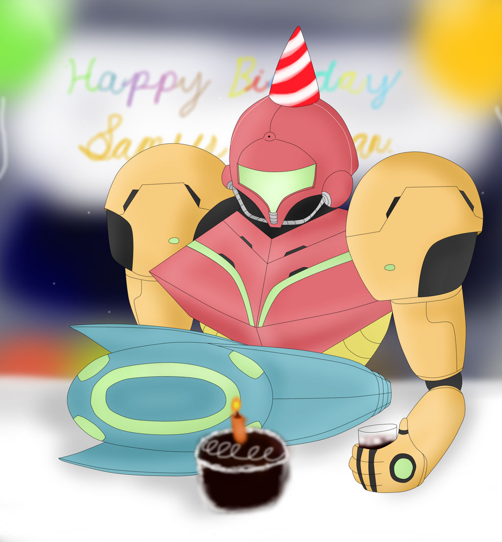 Samus Date Samus Aran - The Birthday Girl by CristianDarkraDx on DeviantArt