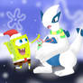 It's a SpongeBob and Lugia Christmas