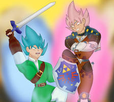 AT-Link SSB Goku vs Ganondorf SSR Black