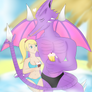 Samus x Ridley Spring Break rest