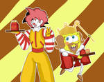 Goku McDonald and King SpongeBob