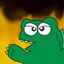 Godzilla kun Elmo Fire meme