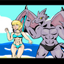 Samus x Ridley Wedgie time