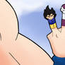 Goku's Z rivals finger puppets