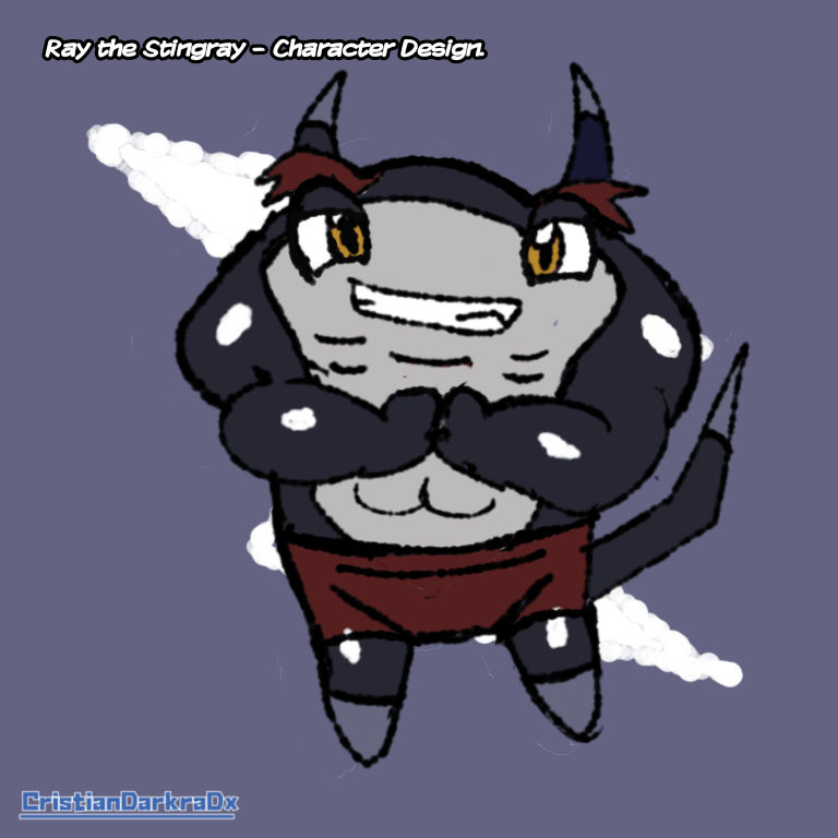 Ray the stingray Character Design by CristianDarkraDx on DeviantArt