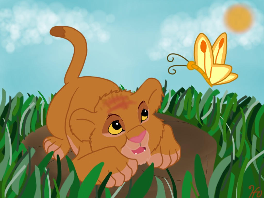Lion King Baby Simba Painting Simba Wall Mural Lion King Wallpaper lion-king-baby-simba-painting-simba-wall-mural-lion-king-wallpaper