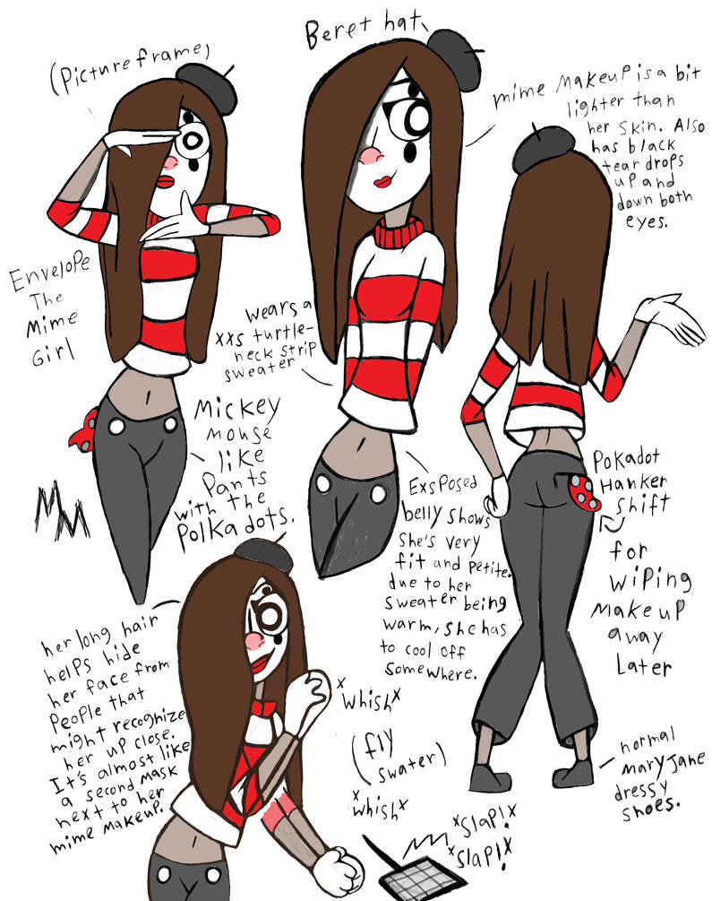 Envelope The Mime Girl Colored By Marvelcom On DeviantArt envelope-the-mime-girl-colored-by-marvelcom-on-deviantart