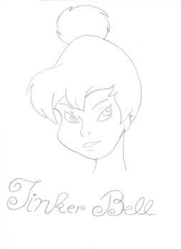 uncolored tinkerbell