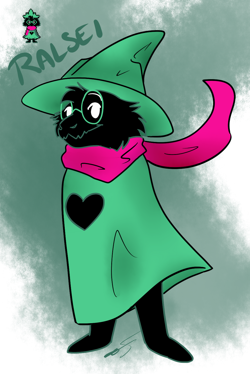 DR: Ralsei Boy by LoumunVersen on DeviantArt