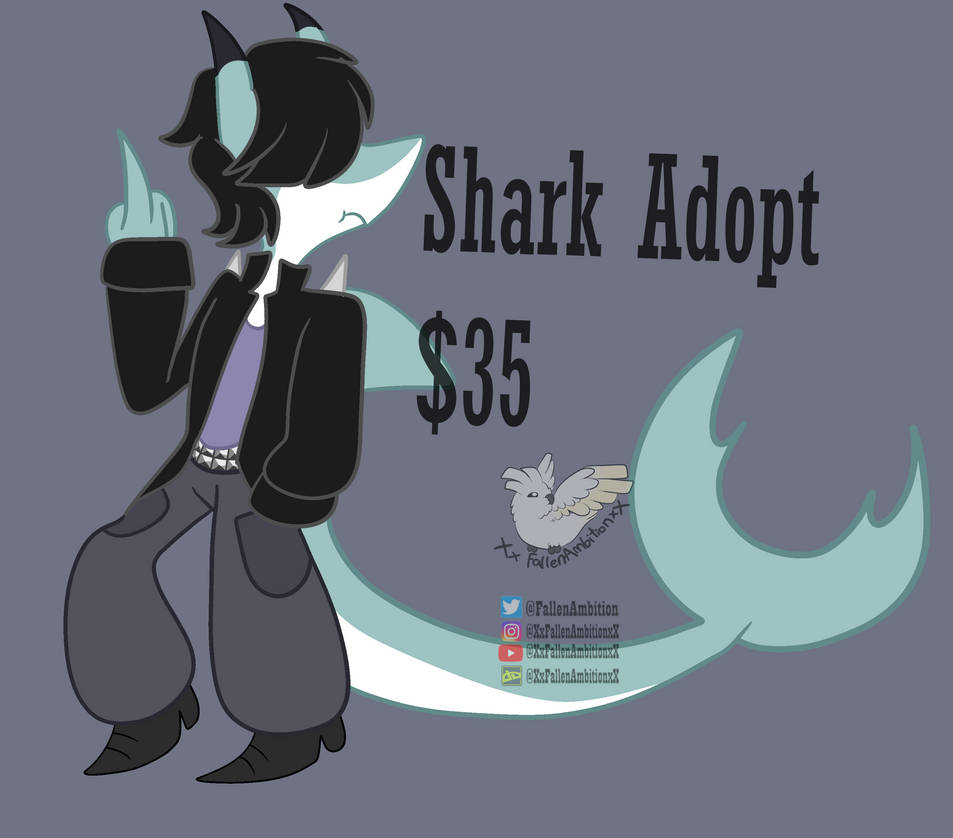 demon shark adopt sfw - Images 