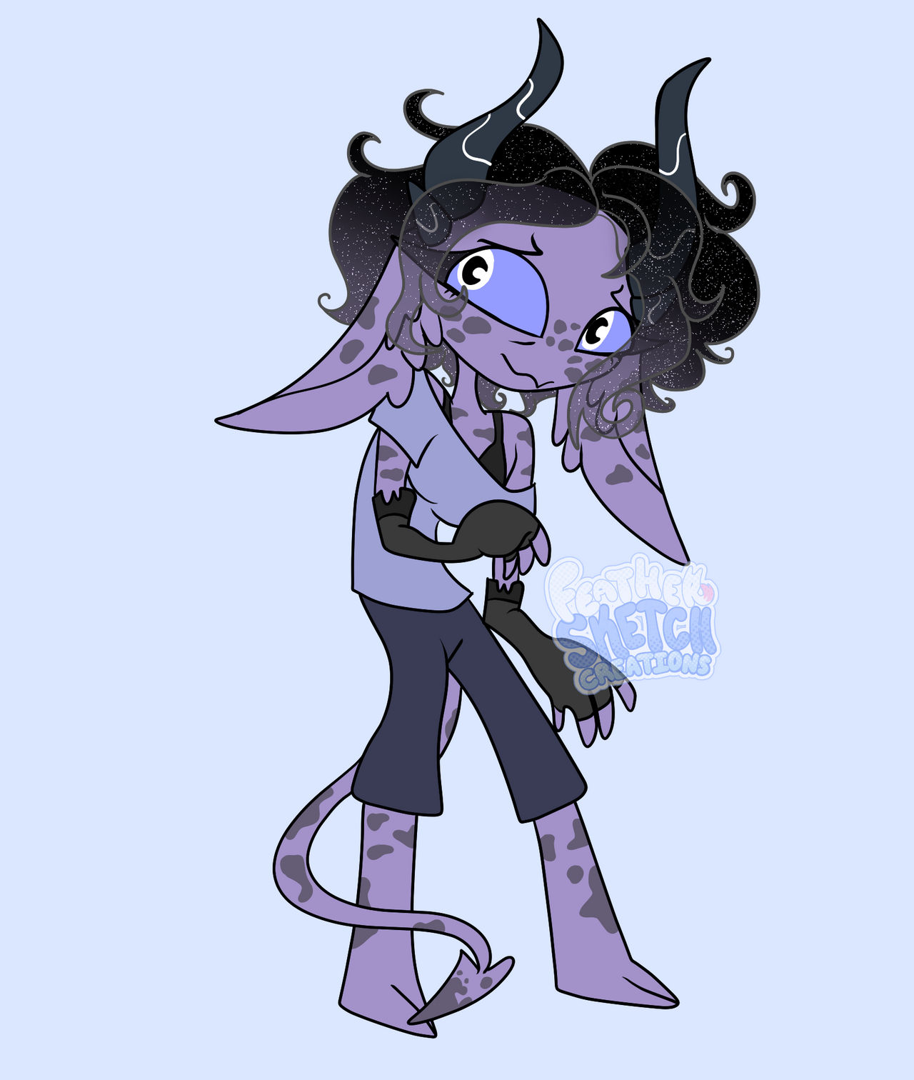 Moonlight imp custom oc by XxFeatherSketchxX on DeviantArt