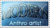 Modern Anthro stamp by Beti-Kot