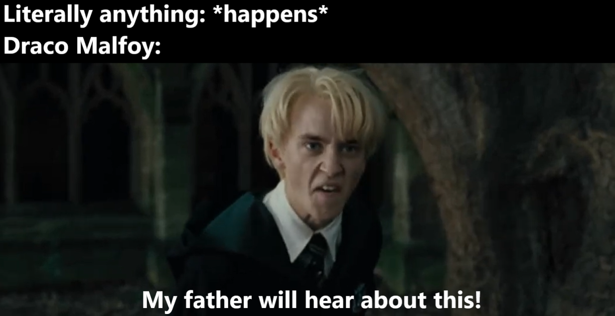 Harry Potter character meme: Draco by TheodorePertea on DeviantArt
