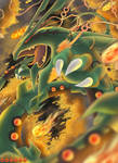 Mega Rayquaza's Fury by WraithWolves