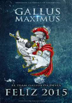 Cartel para la Gallus Maximus 2015