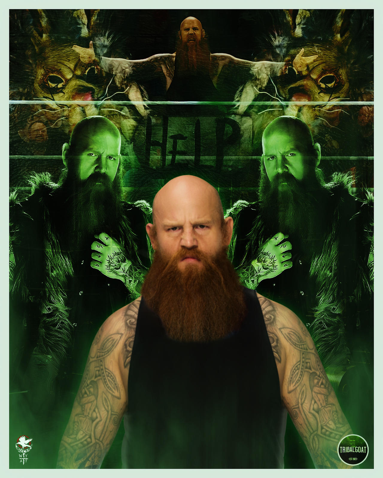 Erick Rowan Rambling Rabbit Erick 'Ramblin Rabbit' Rowan by TribalGoat on DeviantArt