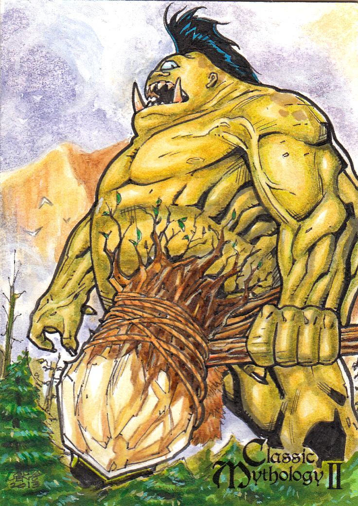 CYCLOPS Classic mythology2 sketch cards