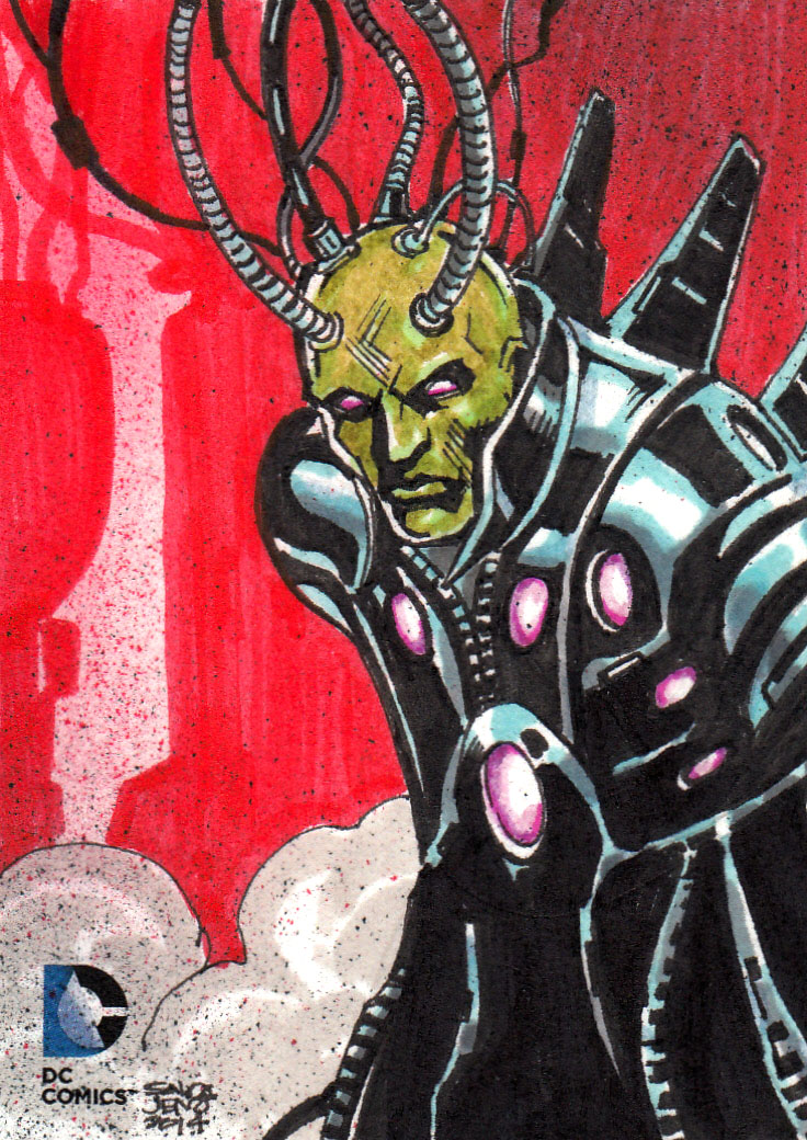 BRANIAC DC Epic Battles sketch cards