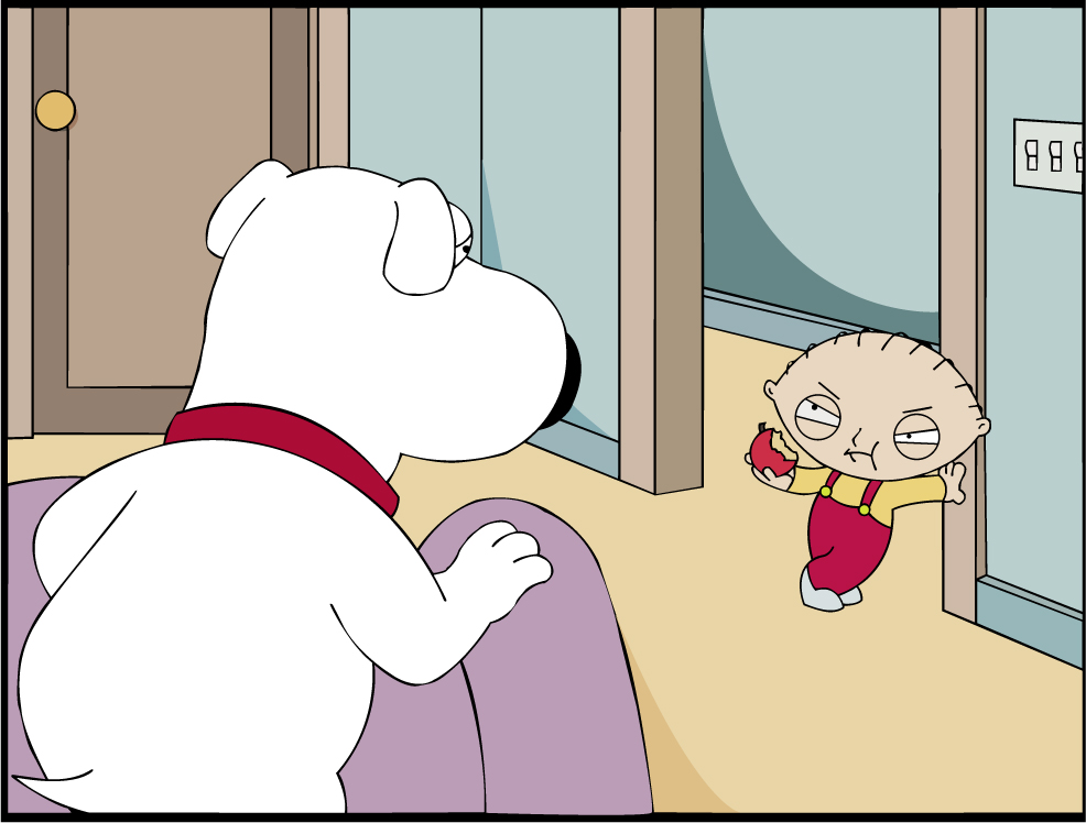 Stewie and Brian