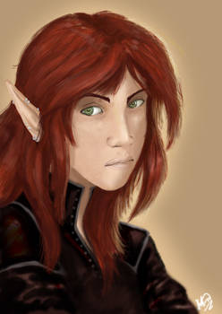 Ealdamos Embershade, portrait.