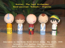 Avatar 'Kokeshi' dolls