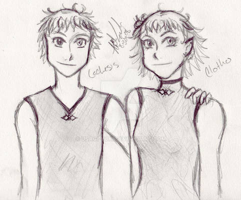 Clotho and brother Lachesis