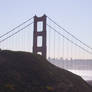 Golden Gate Bridge in Fog