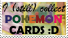 Pokemon cards stamp