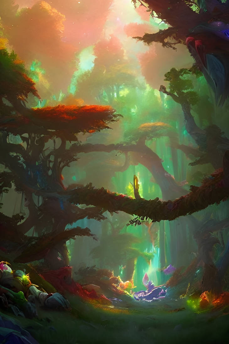 Serene Jungle of Colors by Elite200020 on DeviantArt