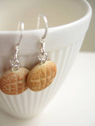 Peanut Butter Cookie Earrings