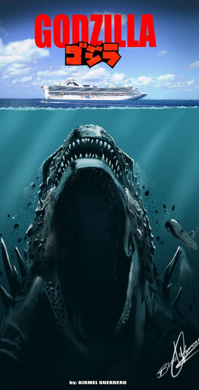 Godzilla jaws poster by Birmelini on DeviantArt Godzilla jaws poster by Birmelini on DeviantArt