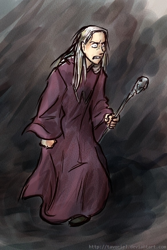 HPMOR--Like a Wolf Facing a Dragon