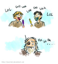 Thor and Loki Growing Up -- Popsicles