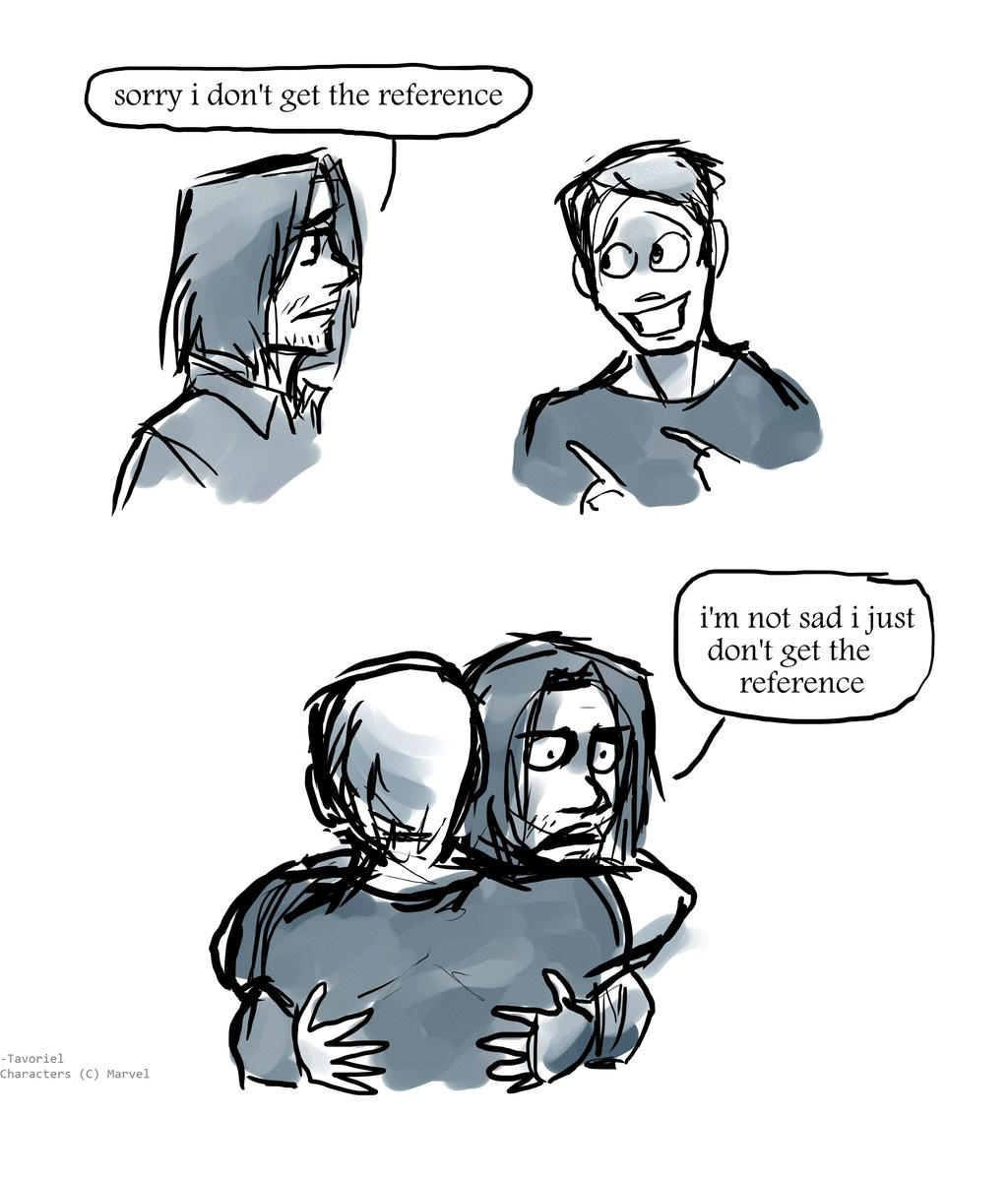 Bucky Gets a Hug