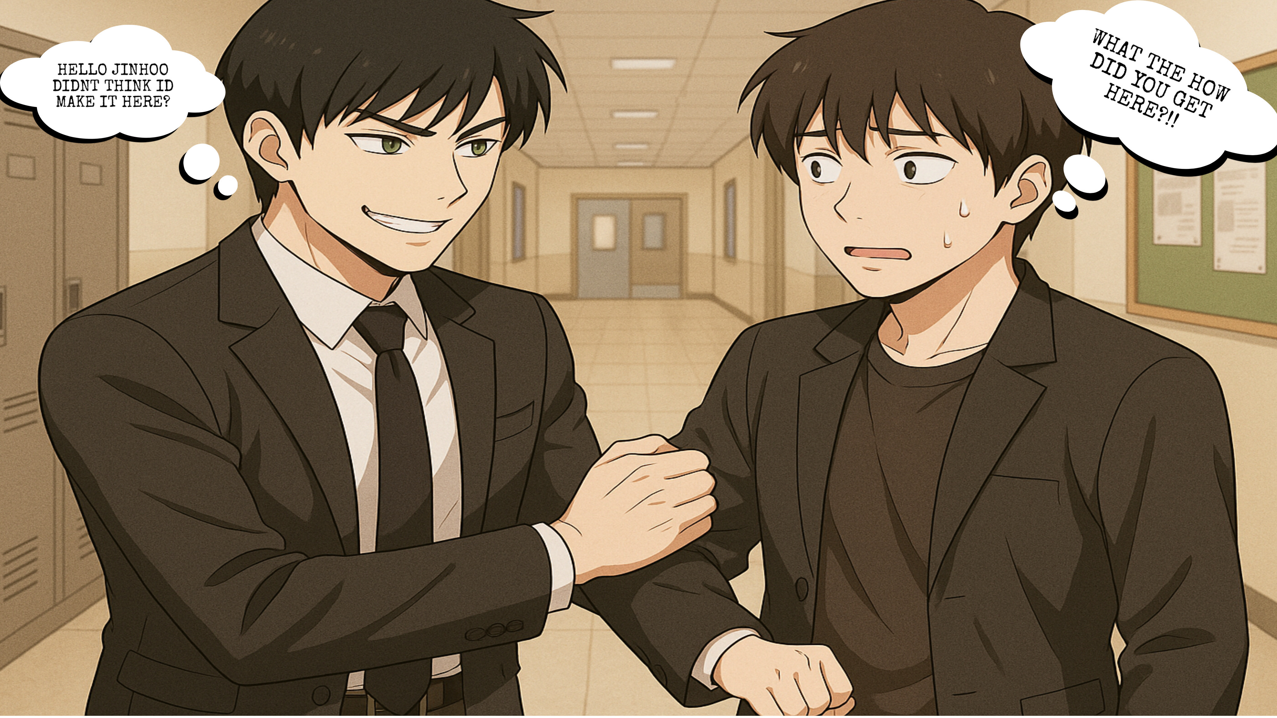 MY OC MEETS HANS JINHOO FROM-Learning the Hardway by ARTMASTER649 on