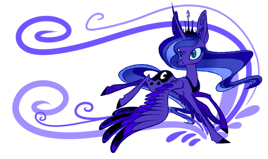 blue mane space horse